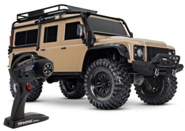 TRX82256-4-SAND TRAXXAS TRX-4 LR Defender rot 1/10 Crawler RTR Brushed, Clipless